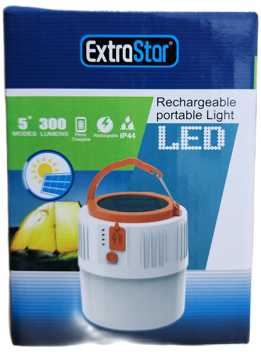 Luz LED portátil recargable